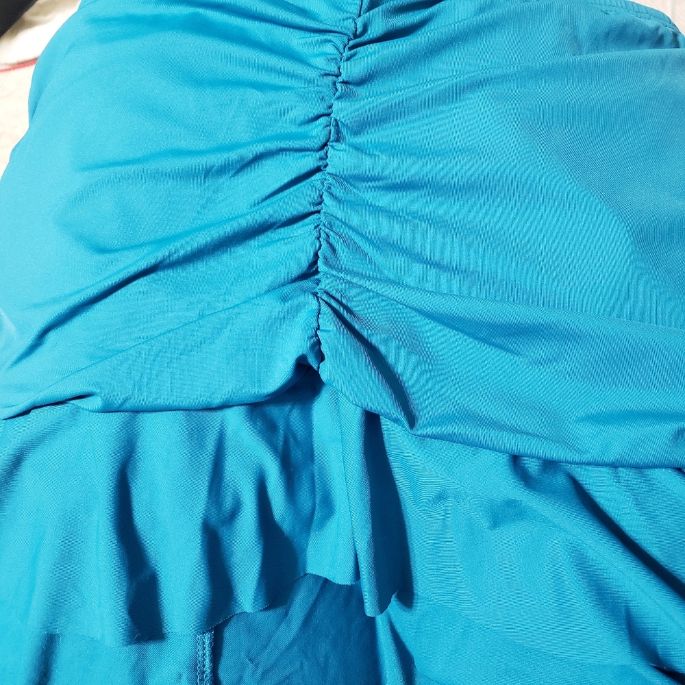 Sz 10 La Blanca Island Goddess Ruffle Swim Skirt - Picture 10 of 16